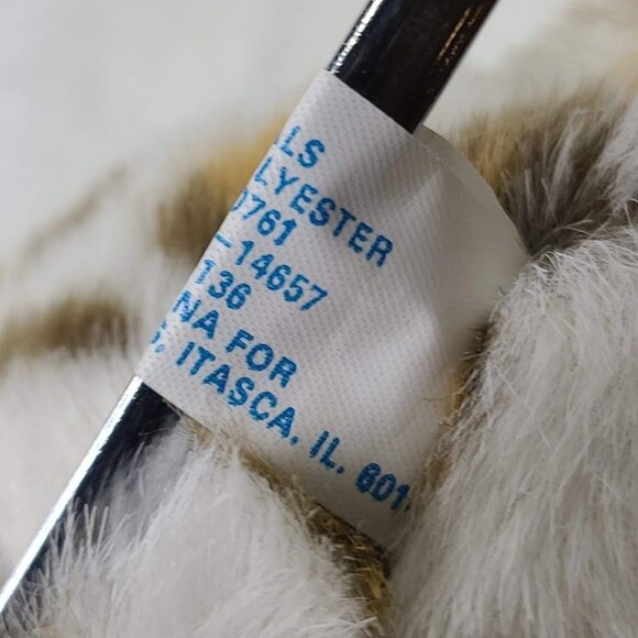 Vintage Justen Products Leopard Cheetah Cub Plush Cat  Stuffed Animal 8" - Picture 8 of 9